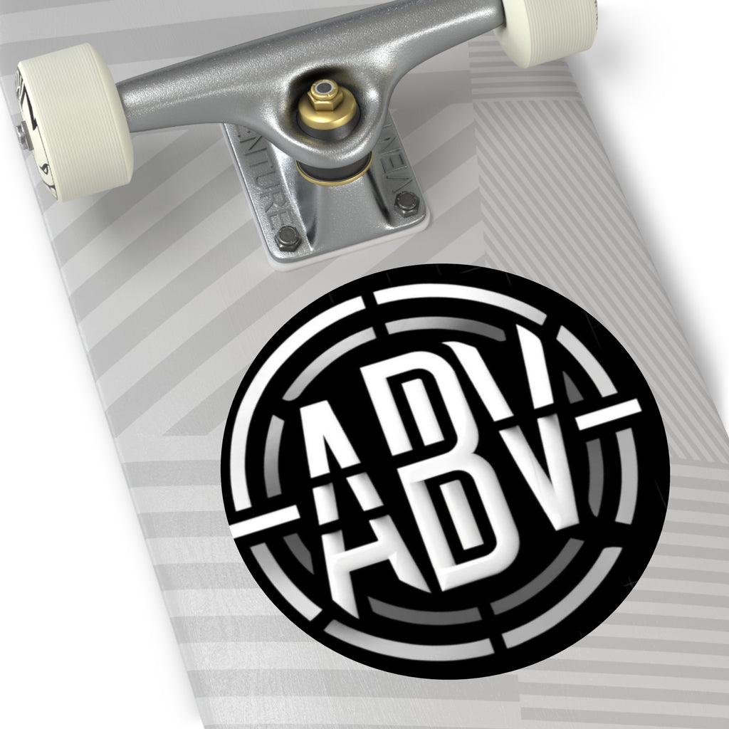 Custom ABV Round Vinyl Stickers - Durable, Stylish Decals for Personal and Creative Use