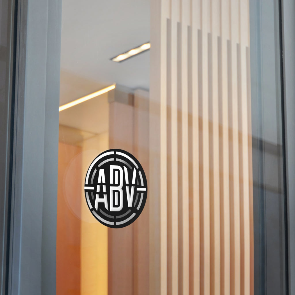 Custom ABV Round Vinyl Stickers - Durable, Stylish Decals for Personal and Creative Use
