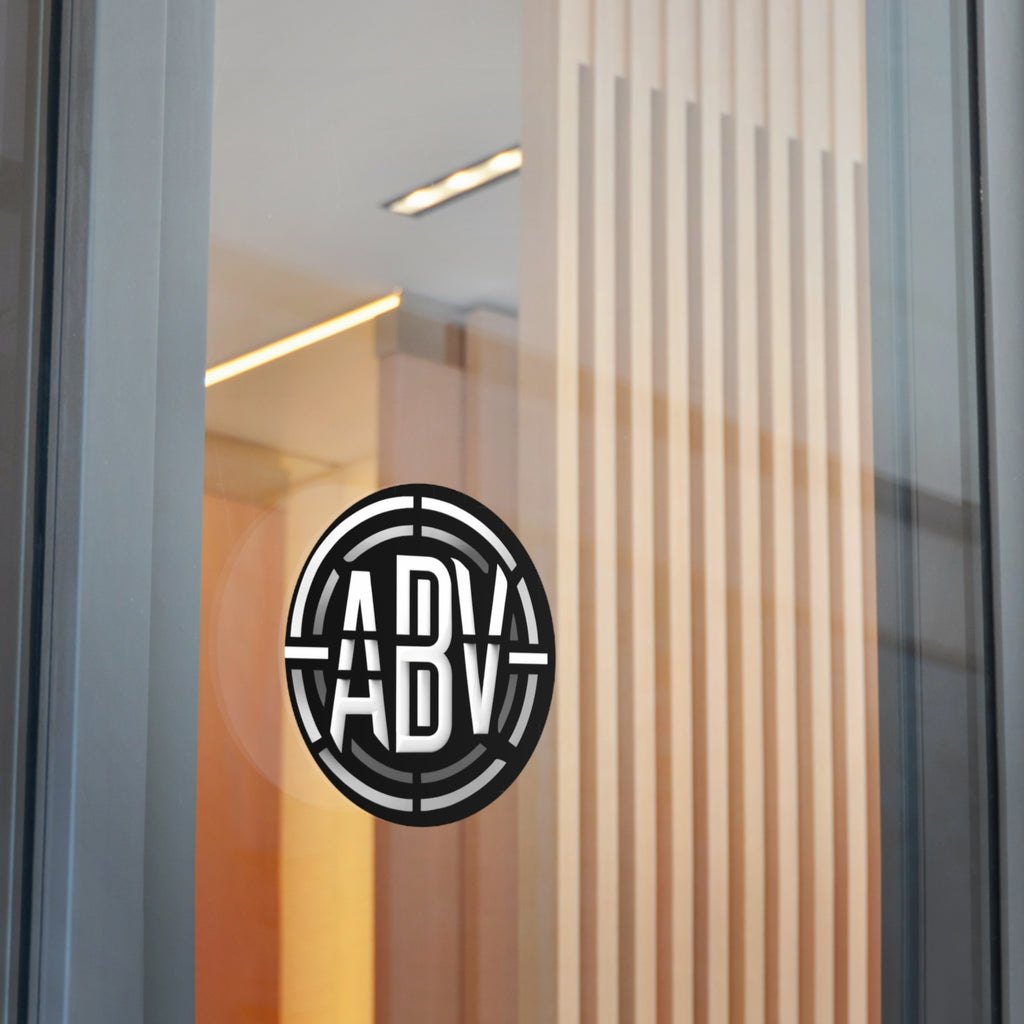 Custom ABV Round Vinyl Stickers - Durable, Stylish Decals for Personal and Creative Use
