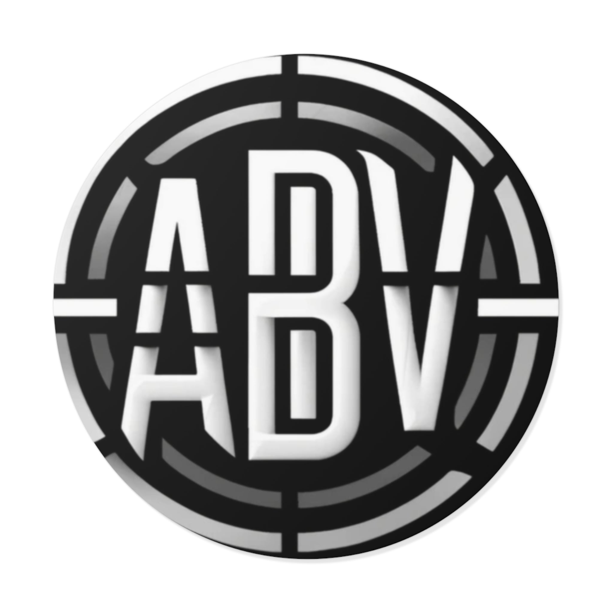 Custom ABV Round Vinyl Stickers - Durable, Stylish Decals for Personal and Creative Use