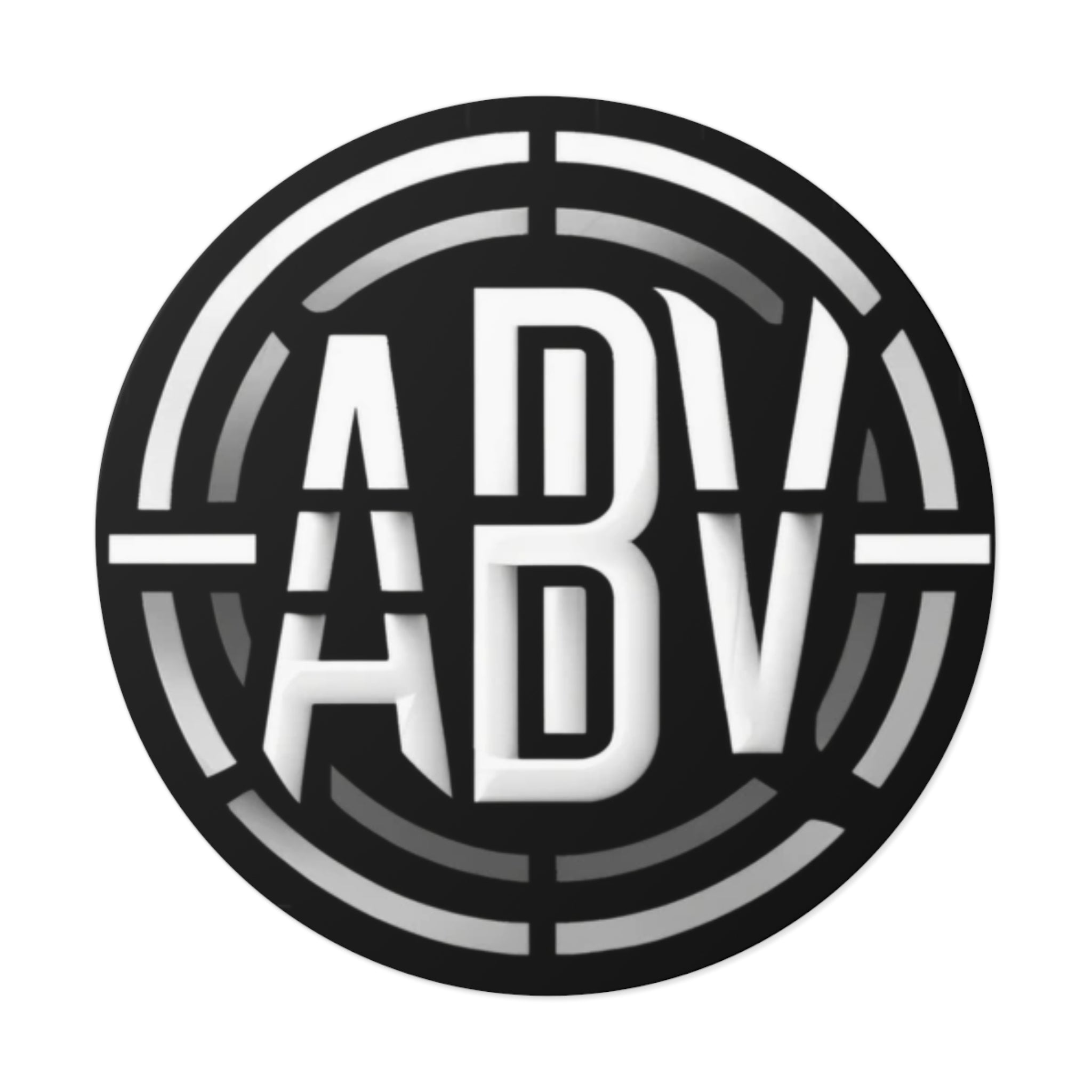 Custom ABV Round Vinyl Stickers - Durable, Stylish Decals for Personal and Creative Use