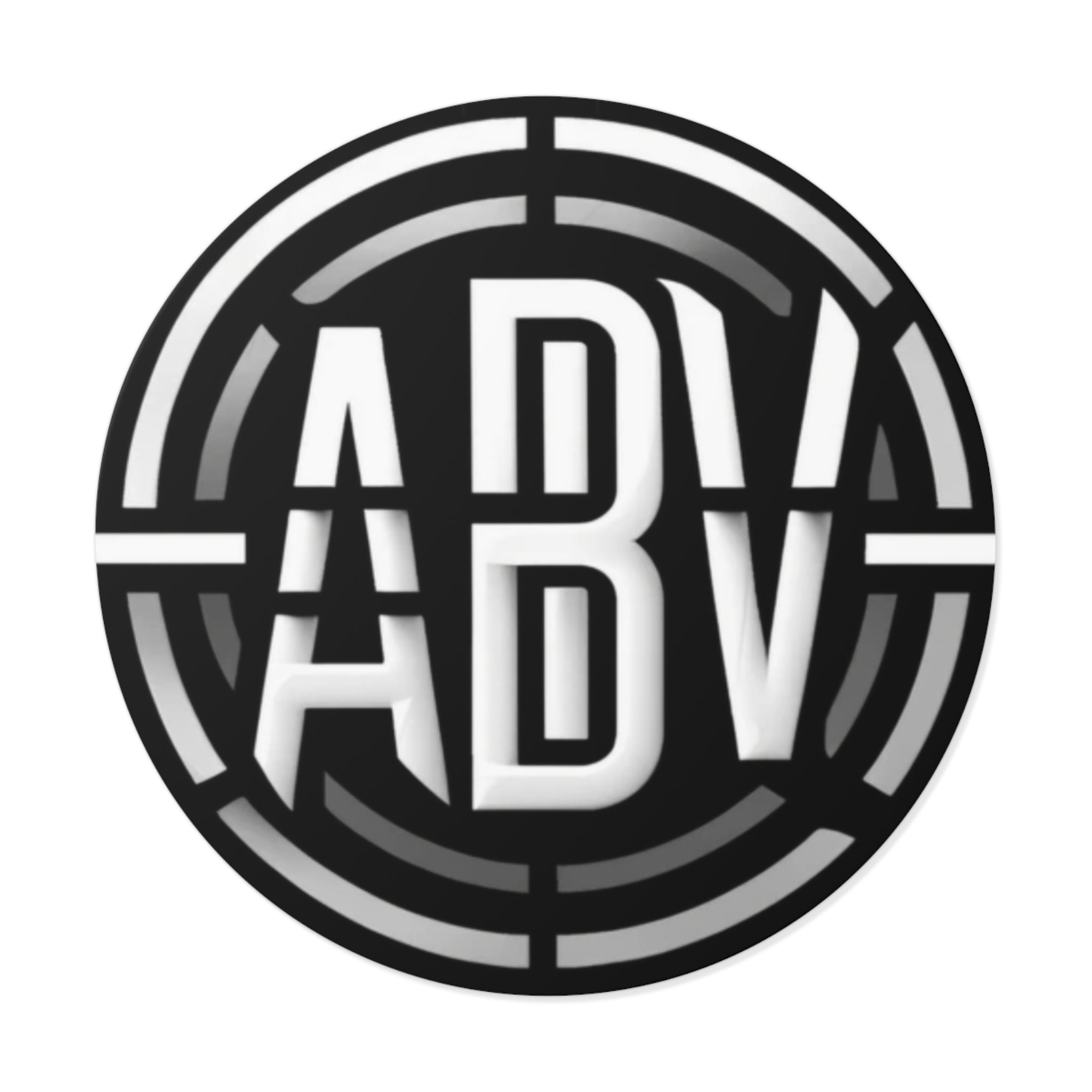 Custom ABV Round Vinyl Stickers - Durable, Stylish Decals for Personal and Creative Use