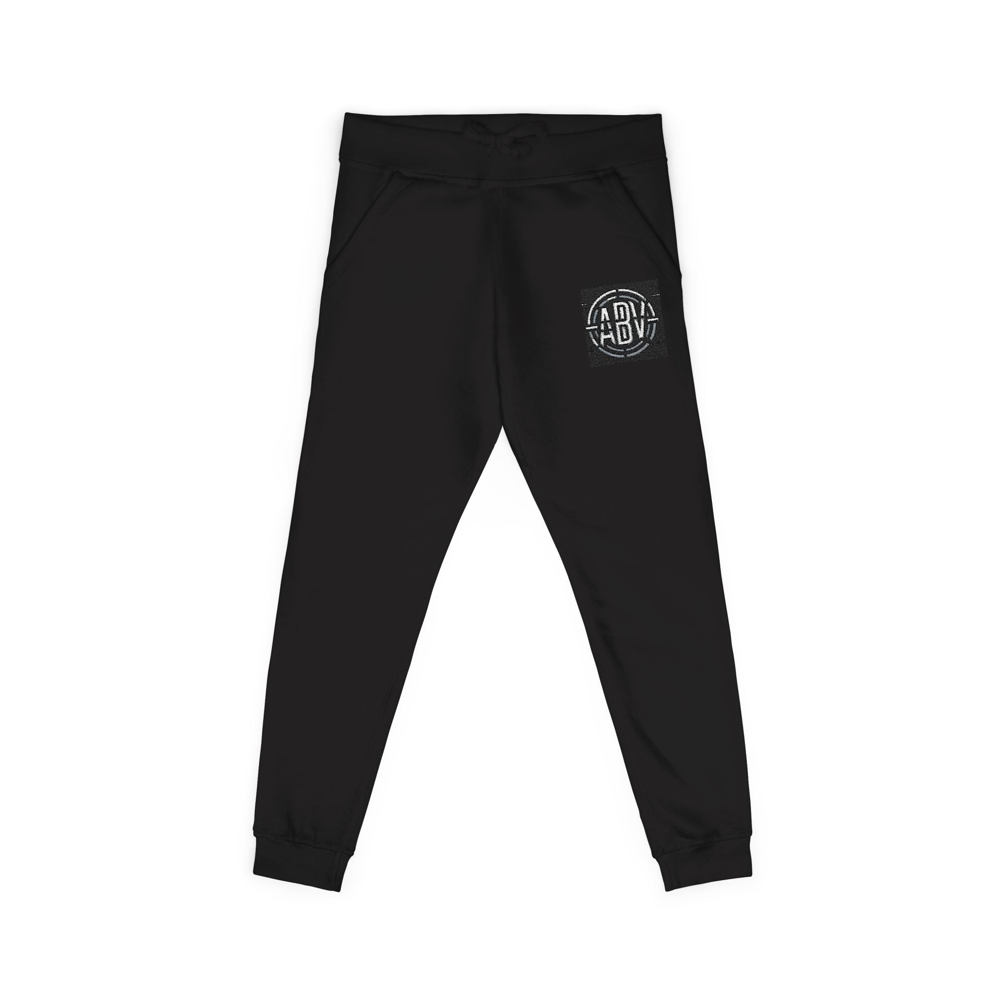 Embroidered Unisex Fleece Sweatpants - Cozy Comfort for Any Occasion