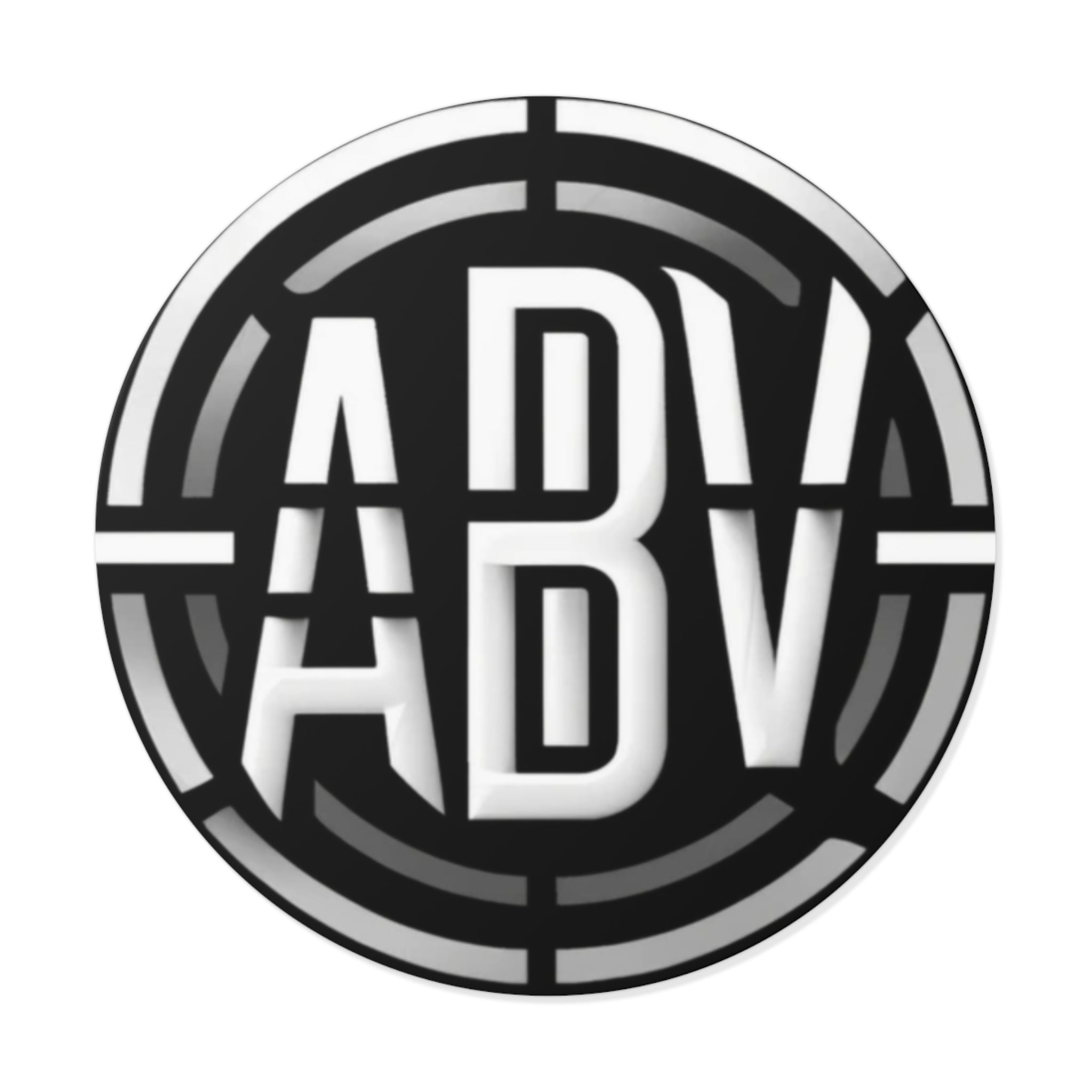 Custom ABV Round Vinyl Stickers - Durable, Stylish Decals for Personal and Creative Use
