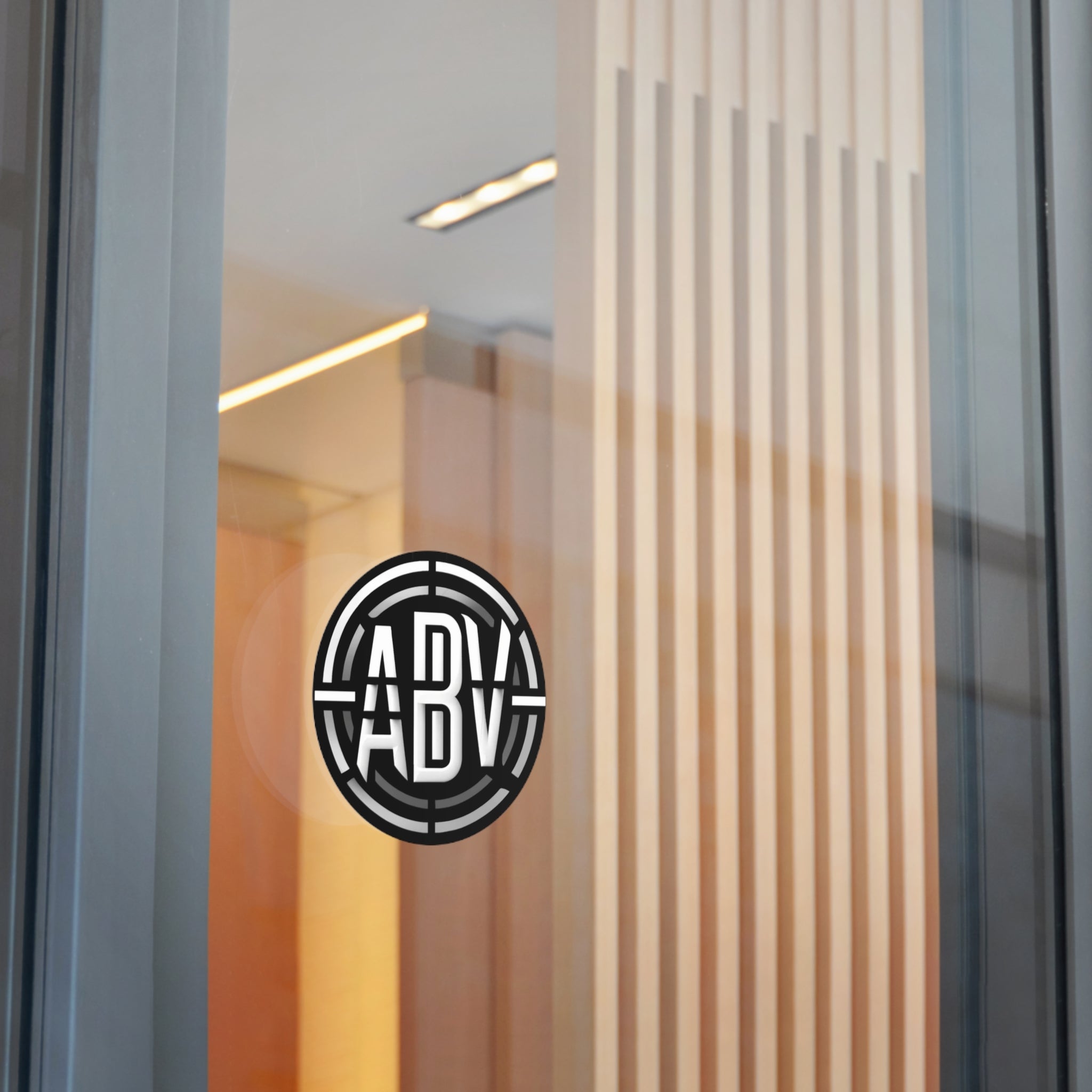 Custom ABV Round Vinyl Stickers - Durable, Stylish Decals for Personal and Creative Use