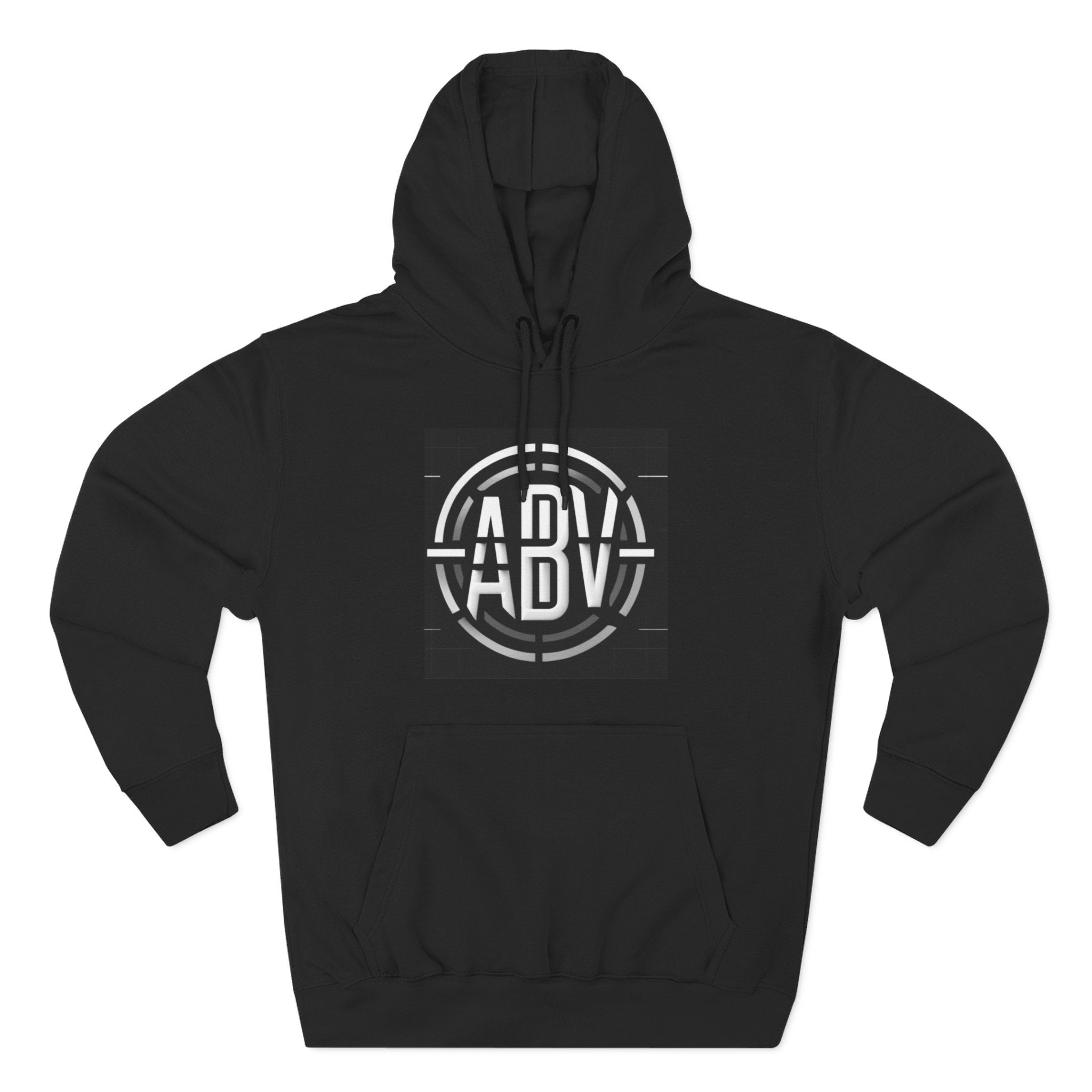 Three-Panel Fleece Hoodie