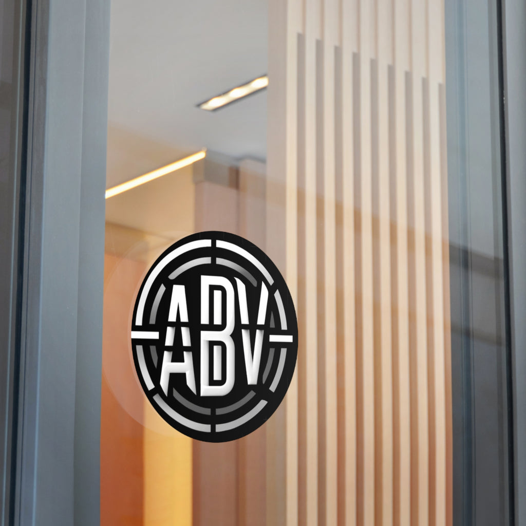 Custom ABV Round Vinyl Stickers - Durable, Stylish Decals for Personal and Creative Use
